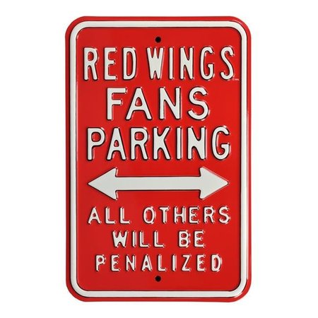 AUTHENTIC STREET SIGNS Authentic Street Signs 28501 Red Wings & Penalized Parking Sign 28501